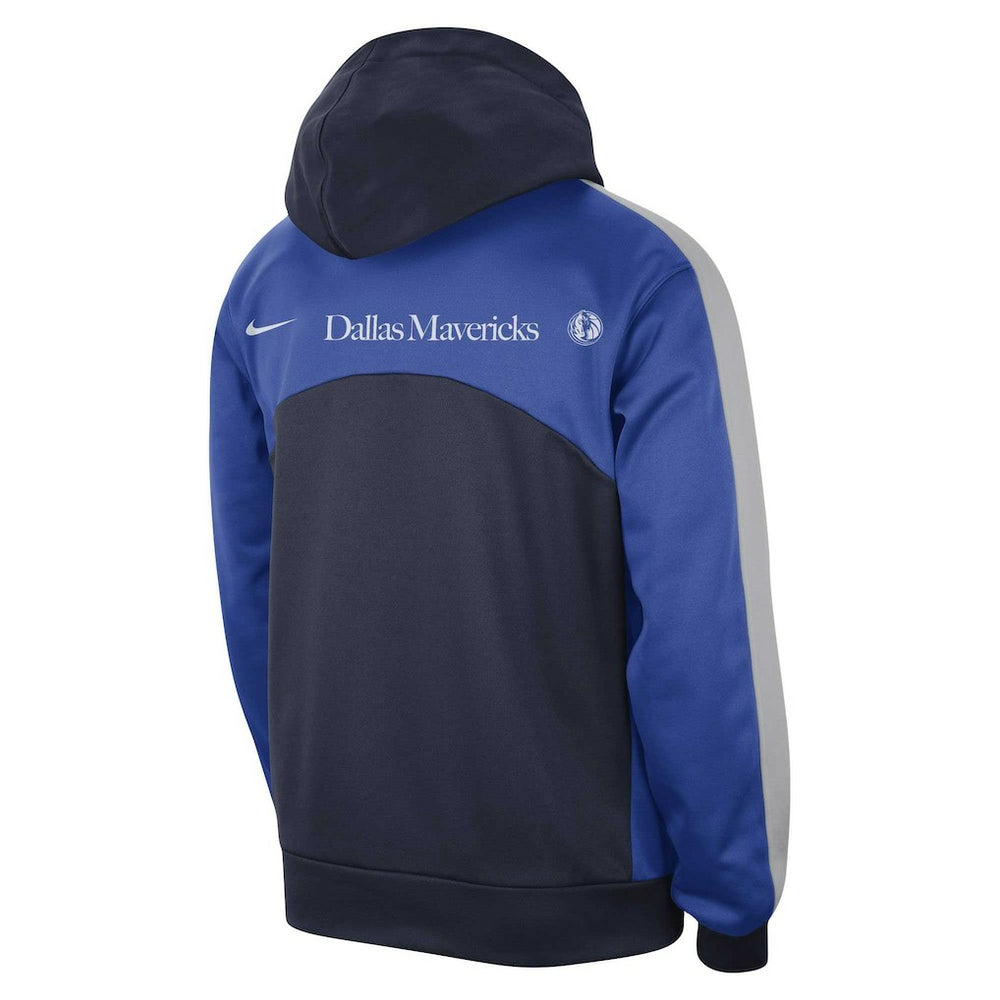 Navy/Blue Dallas Mavericks Authentic Starting Five Force Performance Pullover Hoodie sale | NBA