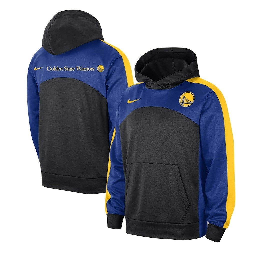 Black/Royal Golden State Warriors Authentic Starting Five Force Performance Pullover Hoodie sale | NBA