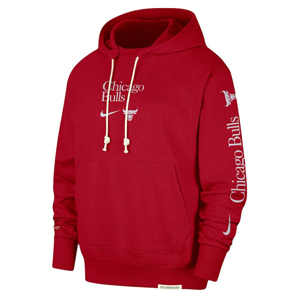 Red Chicago Bulls Authentic Performance Pullover Hoodie | NBA