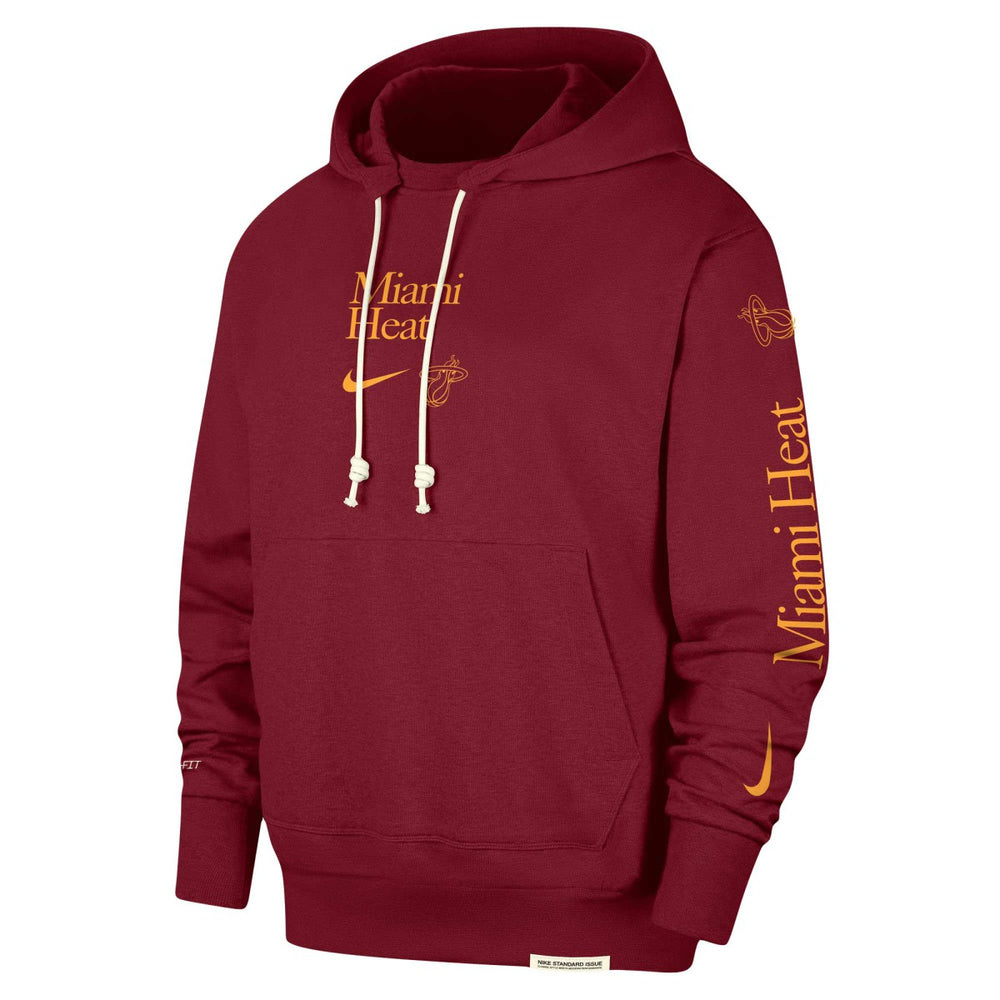 Red Miami Heat Authentic Performance Pullover Hoodie | NBA