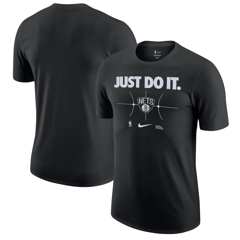 Black Brooklyn Nets Just Do It T-Shirt | NBA