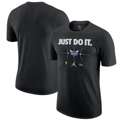 Black Charlotte Hornets Just Do It T-Shirt | NBA