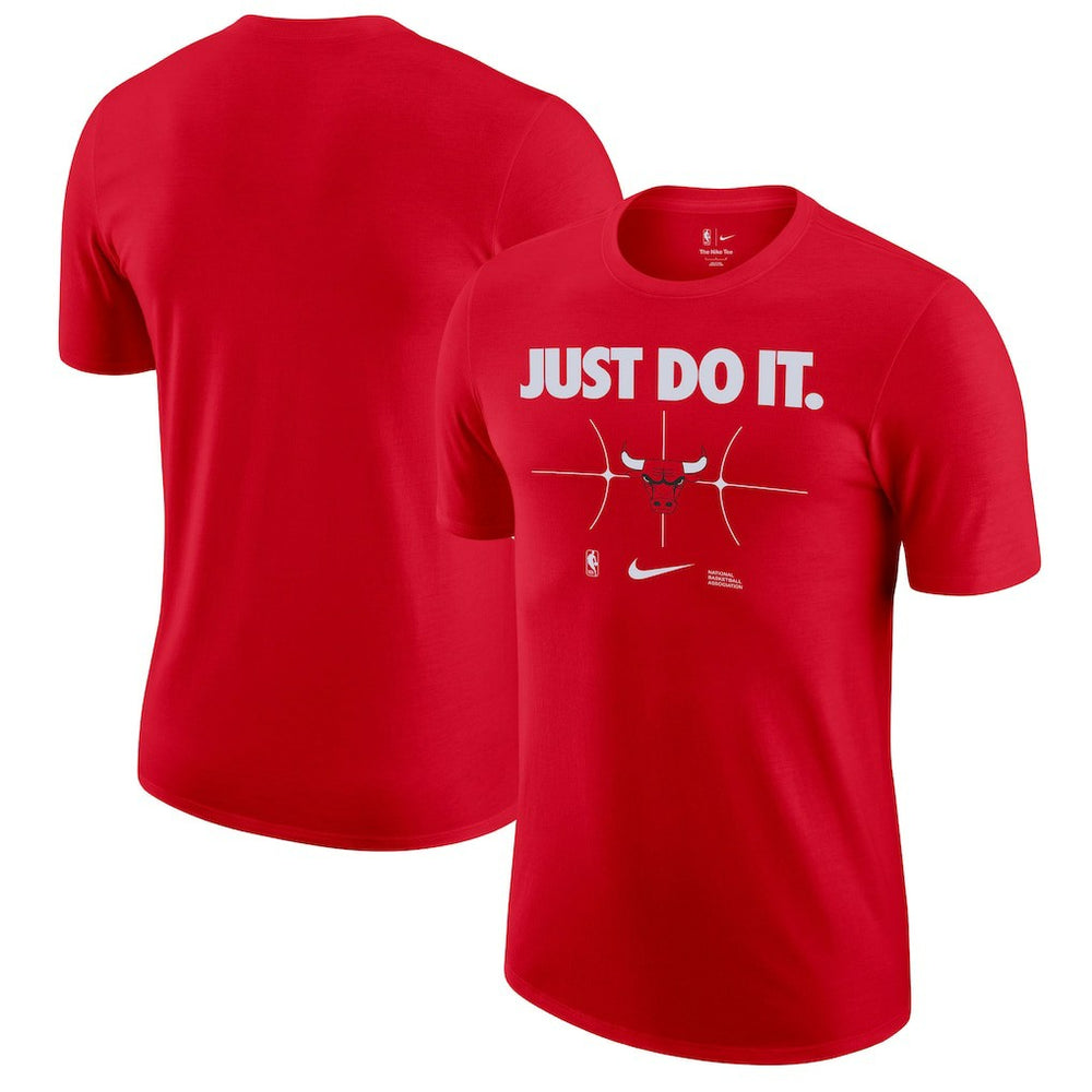 Red Chicago Bulls Just Do It T-Shirt sale | NBA