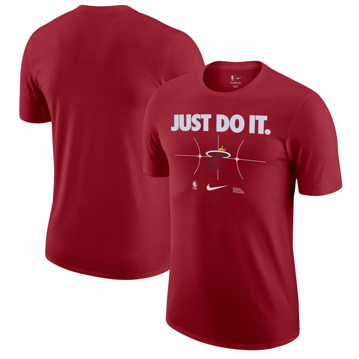Red Miami Heat Just Do It T-Shirt | NBA