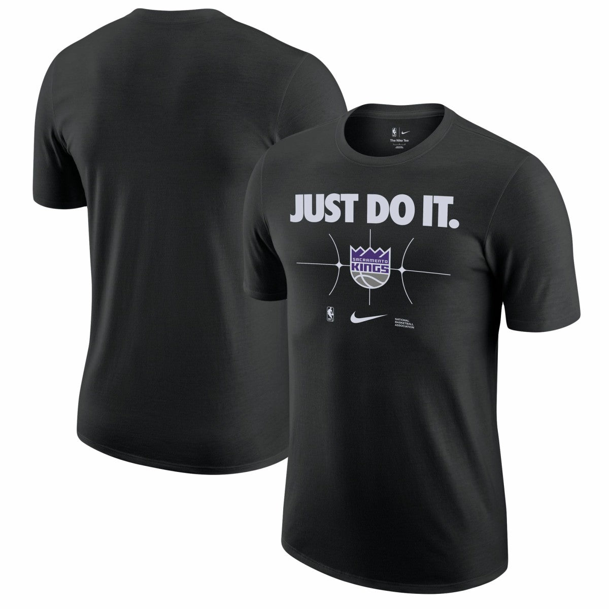 Black Sacramento Kings Just Do It T-Shirt | NBA