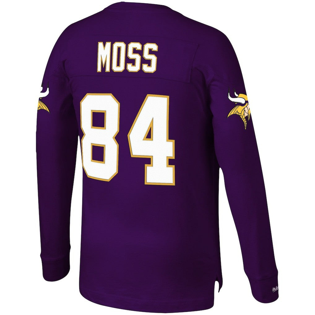 Minnesota Vikings Randy Moss  Big & Tall Retired Player Name & Number Long Sleeve Top | NFL US