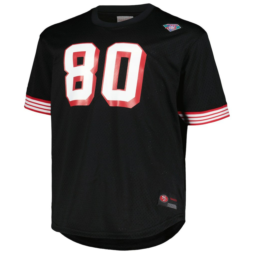 San Francisco 49ers Jerry Rice  Big & Tall Mesh Player Name & Number Top | NFL Outlet