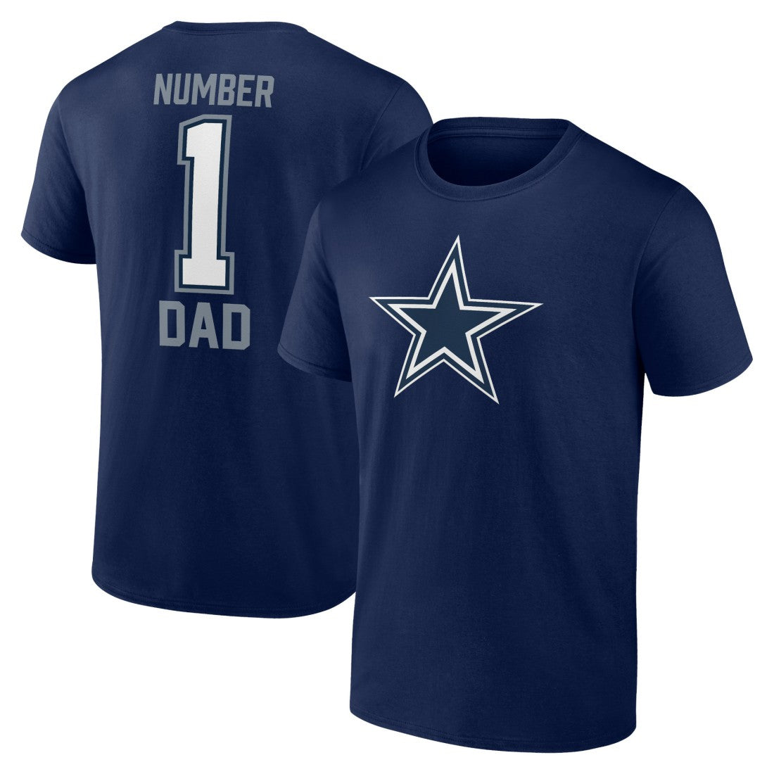 Dallas Cowboys Father's Day #1 Dad T-Shirt | NFL Hot