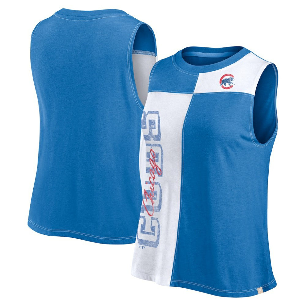 Chicago Cubs Fanatics Women's Color-Block Tank Top - MLB Tanks