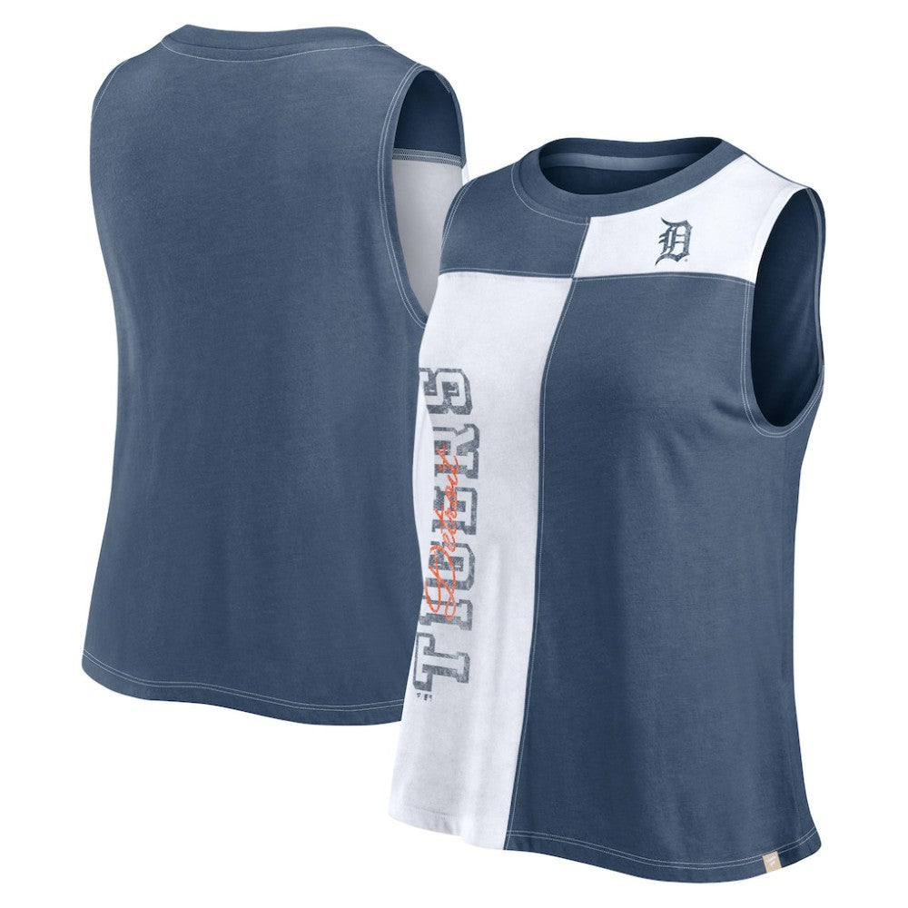 Detroit Tigers Fanatics Women's Color-Block Tank Top - MLB Tanks