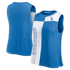 Los Angeles Dodgers Fanatics Women's Color-Block Tank Top - MLB Tanks