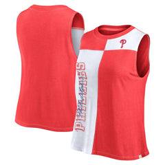 Philadelphia Phillies Fanatics Women's Color-Block Tank Top - MLB Tanks