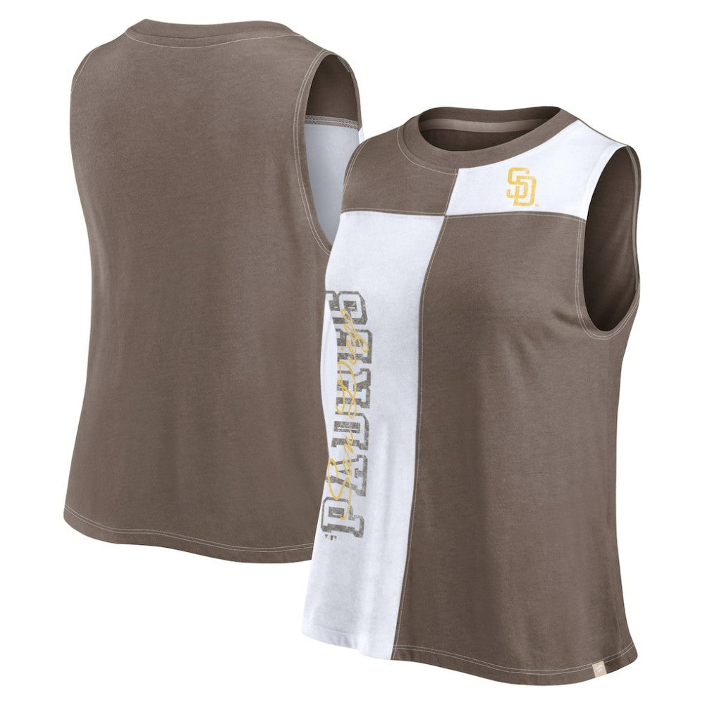 San Diego Padres Fanatics Women's Color-Block Tank Top - MLB Tanks