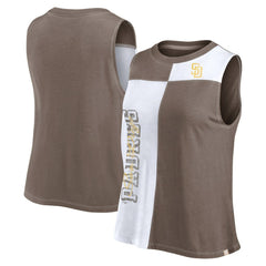 San Diego Padres Fanatics Women's Color-Block Tank Top - MLB Tanks