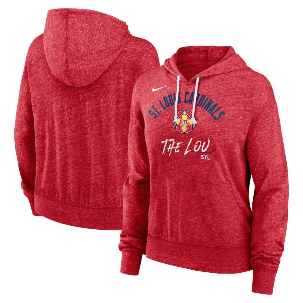 St. Louis Cardinals Nike City Connect Gym Vintage Hoodie - MLB Hoodies