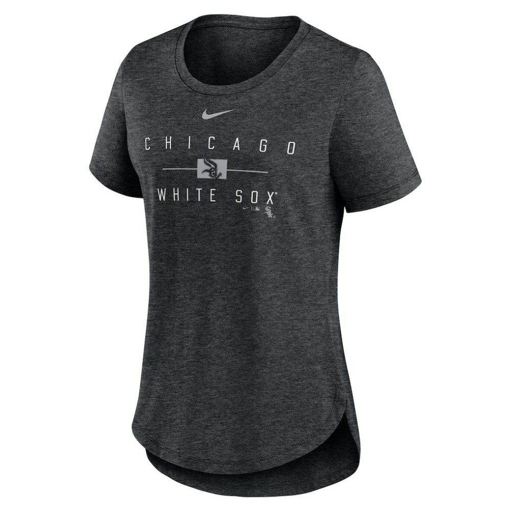 Chicago White Sox Nike Women's Knockout Team Stack Tri-Blend T-Shirt - MLB T-shirts