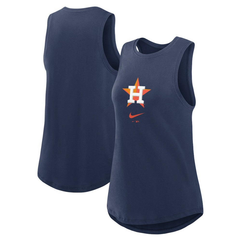 Houston Astros Nike Women's Legacy Icon High Neck Dri-FIT Tank Top - MLB Tanks