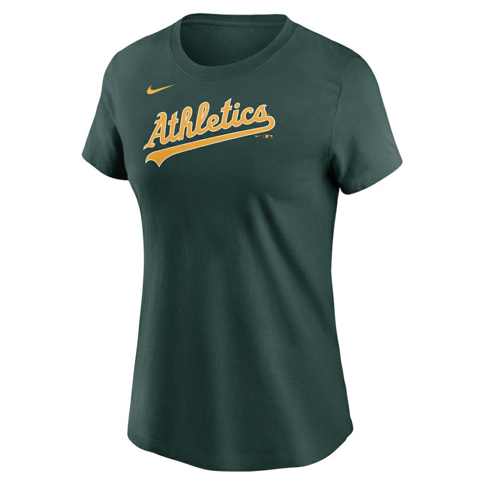 Athletics Nike Women's Wordmark T-Shirt - MLB T-shirts