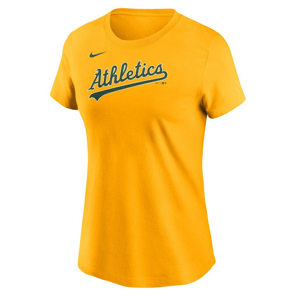 Athletics Nike Women's Wordmark T-Shirt - MLB T-shirts