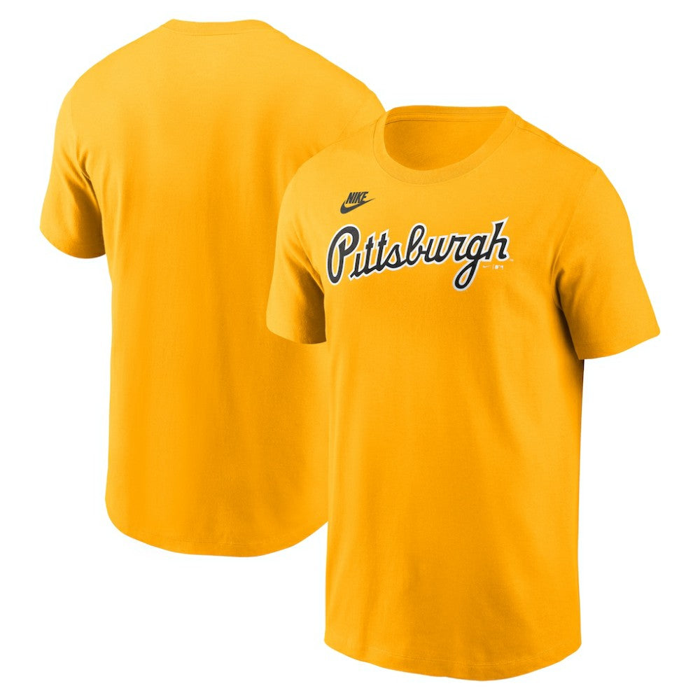 Pittsburgh Pirates Nike Cooperstown Collection Wordmark T-Shirt - MLB T-shirts