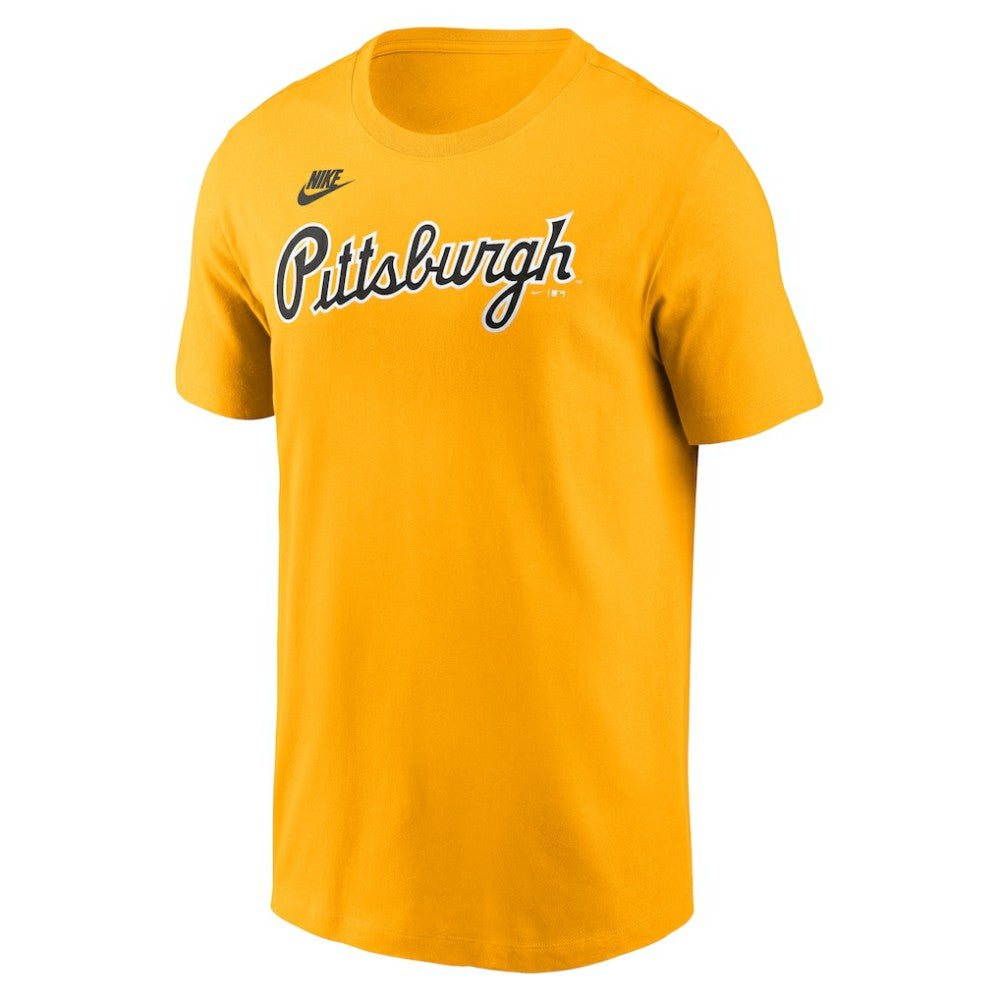 Pittsburgh Pirates Nike Cooperstown Collection Wordmark T-Shirt - MLB T-shirts