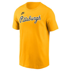 Pittsburgh Pirates Nike Cooperstown Collection Wordmark T-Shirt - MLB T-shirts