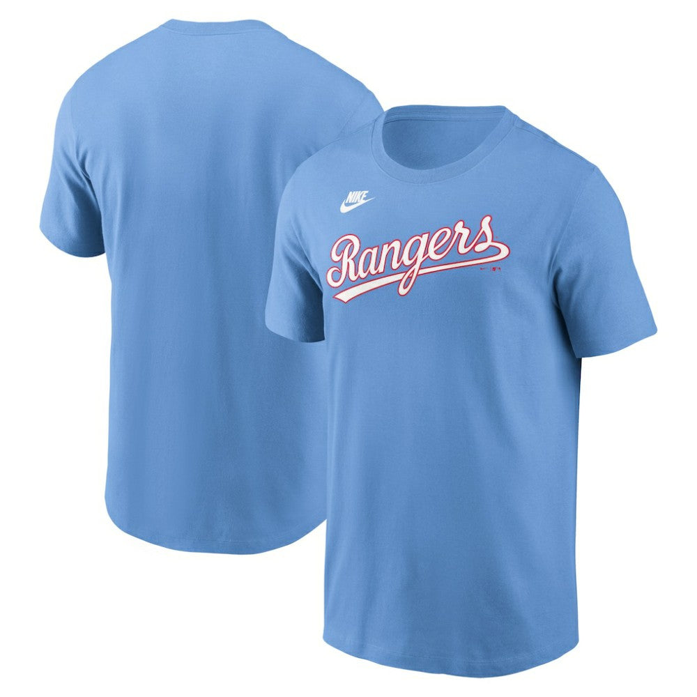 Texas Rangers Nike Cooperstown Collection Wordmark T-Shirt - MLB T-shirts