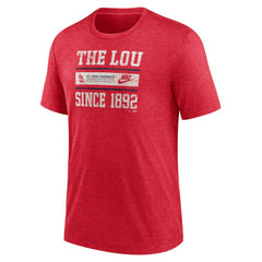St. Louis Cardinals Nike Cooperstown Collection Local Stack Tri-Blend T-Shirt - MLB T-shirts