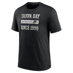 Tampa Bay Rays Nike Cooperstown Collection Local Stack Tri-Blend T-Shirt - MLB T-shirts