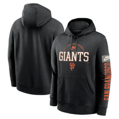 San Francisco Giants Nike Cooperstown Collection Splitter Club Fleece Pullover Hoodie - MLB Hoodies