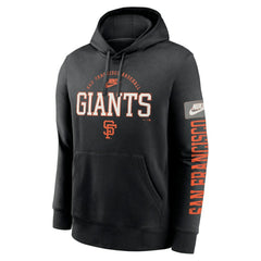 San Francisco Giants Nike Cooperstown Collection Splitter Club Fleece Pullover Hoodie - MLB Hoodies