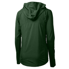 Philadelphia Eagles Cutter & Buck Women's Gridiron Classics Logo Adapt Eco Knit Hybrid Recycled Full-Zip Hoodie | NFL Hot