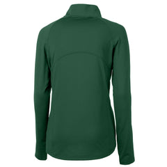 Philadelphia Eagles Cutter & Buck Women's Gridiron Classics Logo Adapt Eco Knit Stretch Recycled Half-Zip Pullover Top | NFL Discount