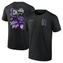 Colorado Rockies Fanatics Split Zone T-Shirt - MLB T-shirts