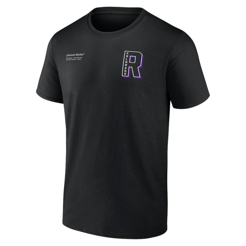 Colorado Rockies Fanatics Split Zone T-Shirt - MLB T-shirts