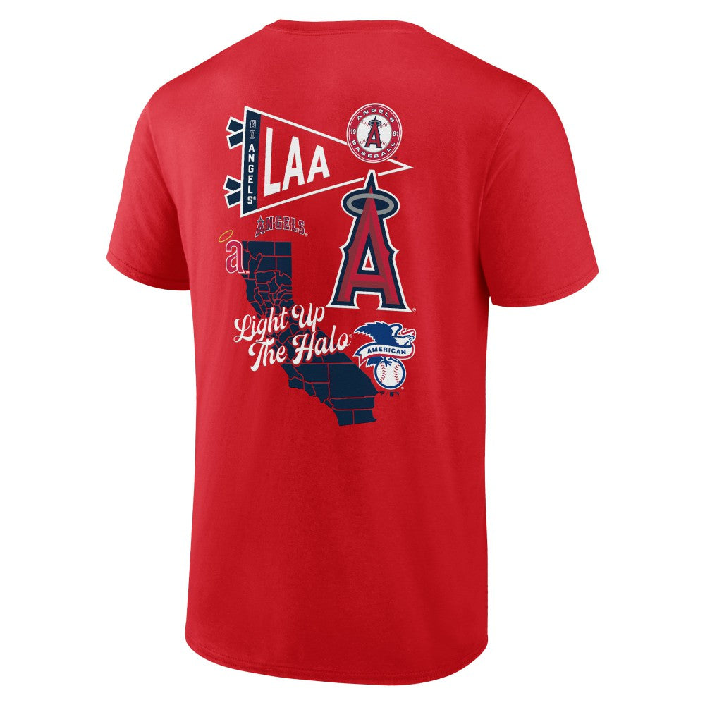 Los Angeles Angels Fanatics Split Zone T-Shirt - MLB T-shirts