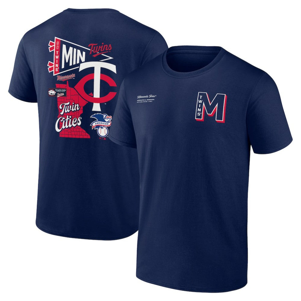 Minnesota Twins Fanatics Split Zone T-Shirt - MLB T-shirts