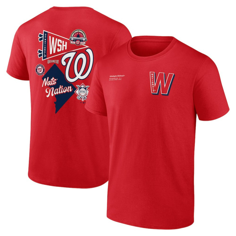 Washington Nationals Fanatics Split Zone T-Shirt - MLB T-shirts