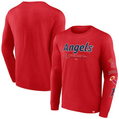 Los Angeles Angels Fanatics Strike the Goal Long Sleeve T-Shirt - MLB T-shirts