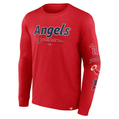 Los Angeles Angels Fanatics Strike the Goal Long Sleeve T-Shirt - MLB T-shirts