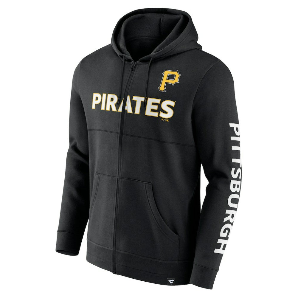 Pittsburgh Pirates Fanatics Ace Hoodie Full-Zip Sweatshirt - MLB Hoodies