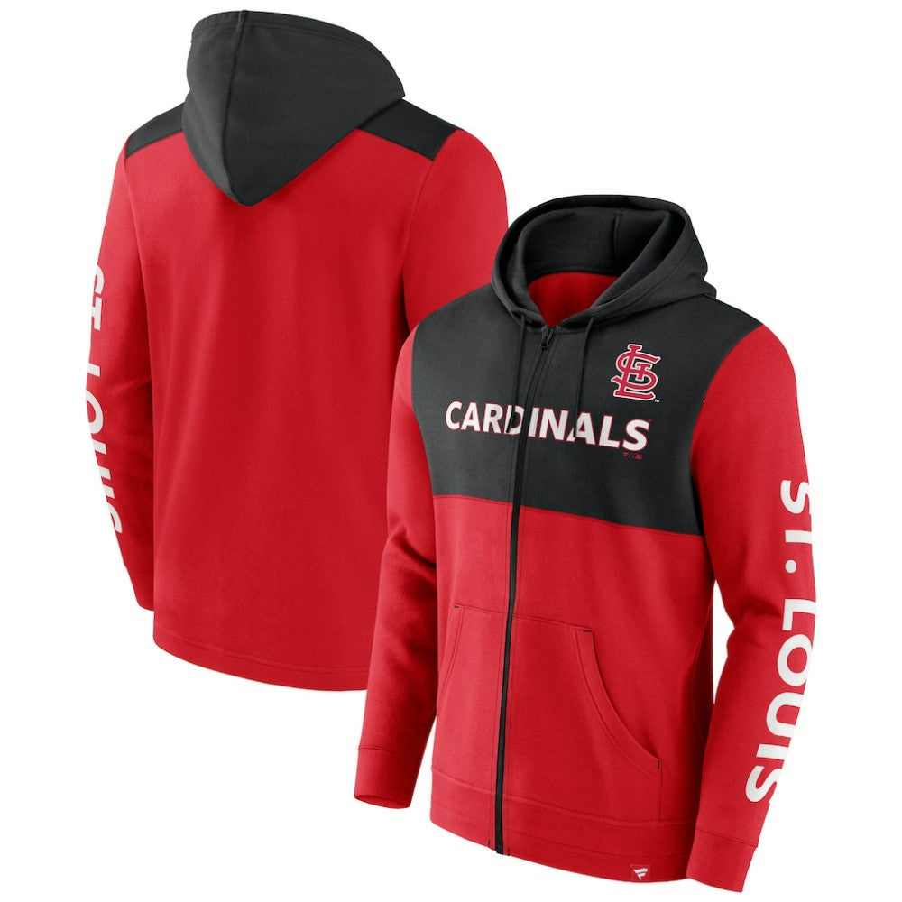 St. Louis Cardinals Fanatics Ace Hoodie Full-Zip Sweatshirt - MLB Hoodies