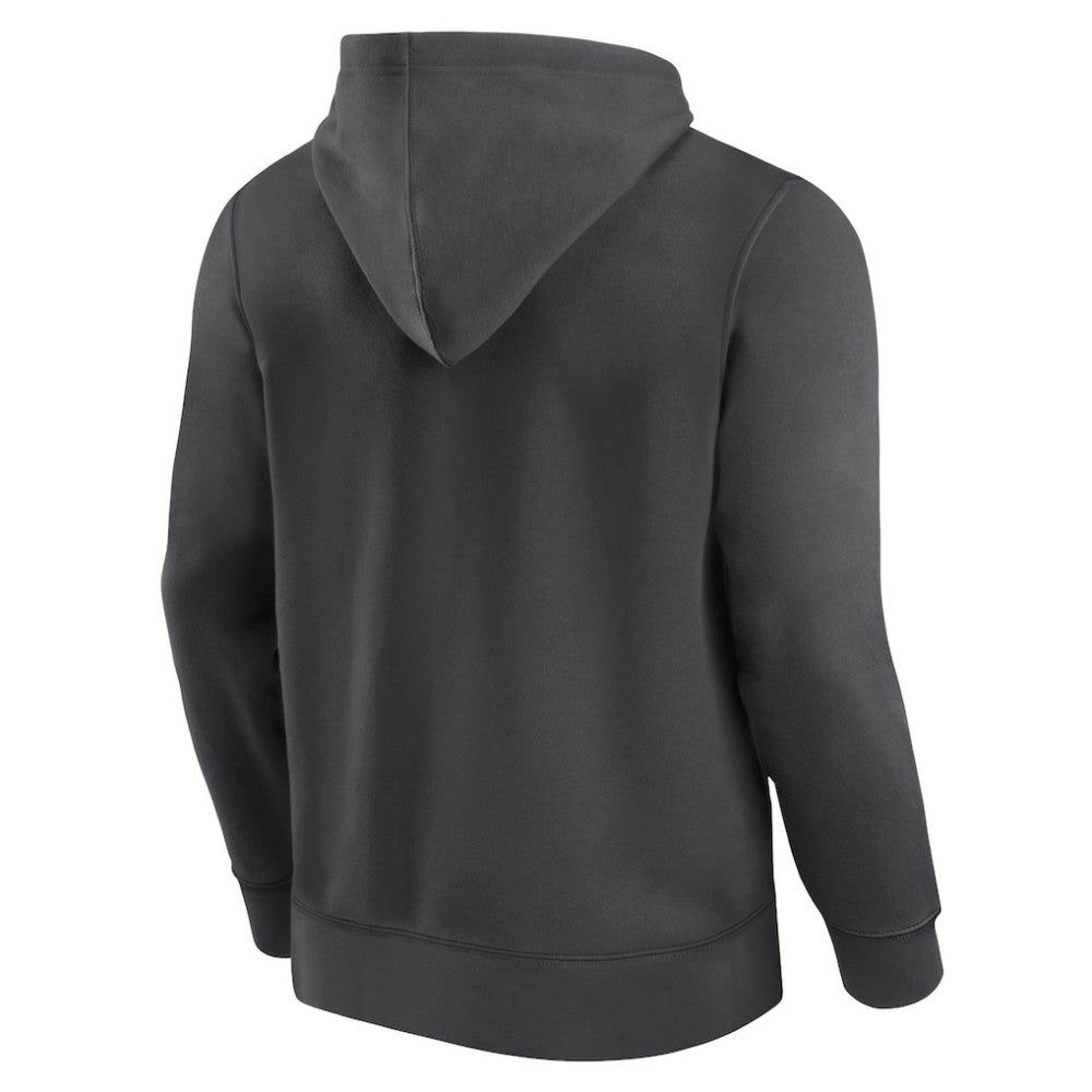 Fanatics Baltimore Orioles Black Plan for Adversity Henley Fleece Pullover Hoodie - MLB Hoodies
