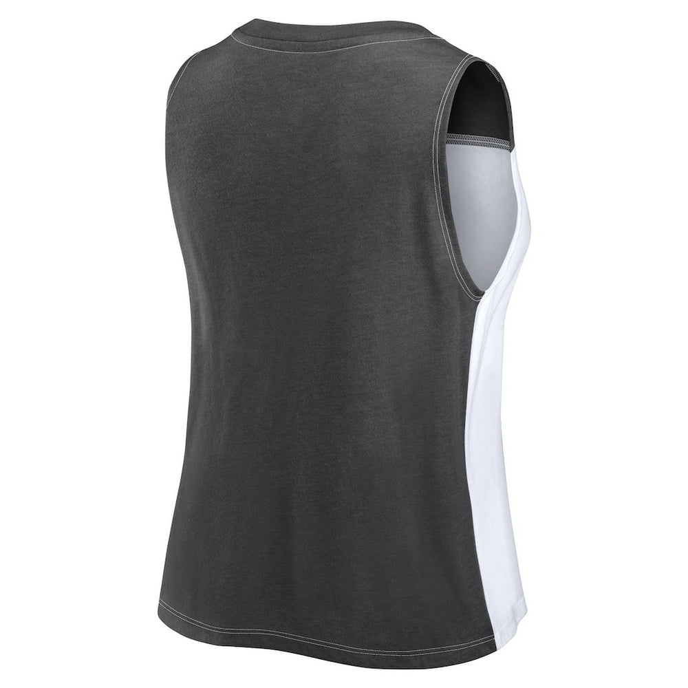 New Orleans Saints Women's Script Color Block Tank Top | NFL New