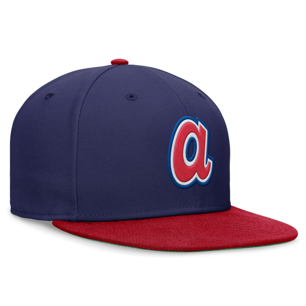 Atlanta Braves Nike Rewind Cooperstown True Performance Fitted Hat - MLB Hats