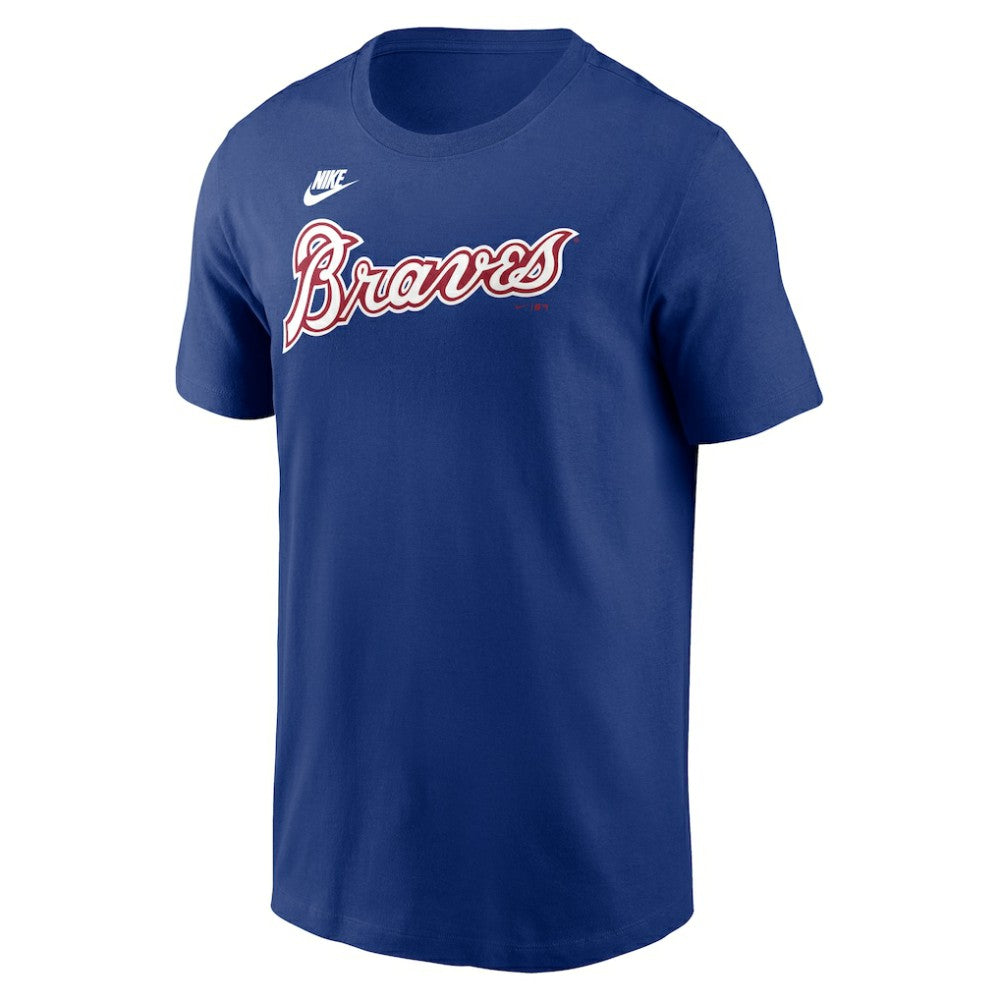 Hank Aaron Atlanta Braves Nike Cooperstown Collection Fuse Name & Number T-Shirt - MLB T-shirts
