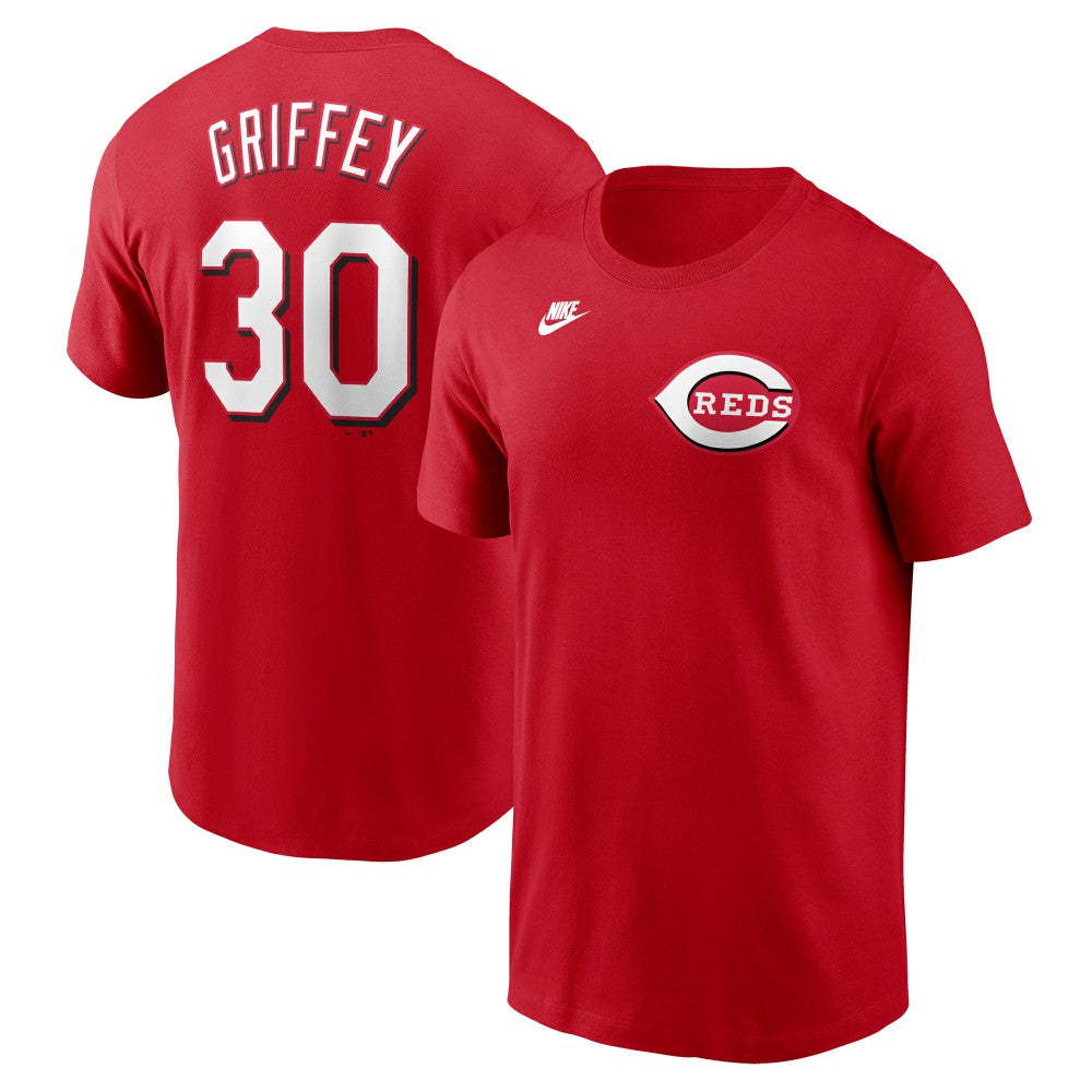Ken Griffey Jr. Cincinnati Reds Nike Fuse Name & Number T-Shirt - MLB T-shirts