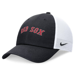 Boston Red Sox Nike Wordmark Adjustable Trucker Hat - MLB Hats