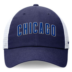 Chicago Cubs Nike Wordmark Adjustable Trucker Hat - MLB Hats