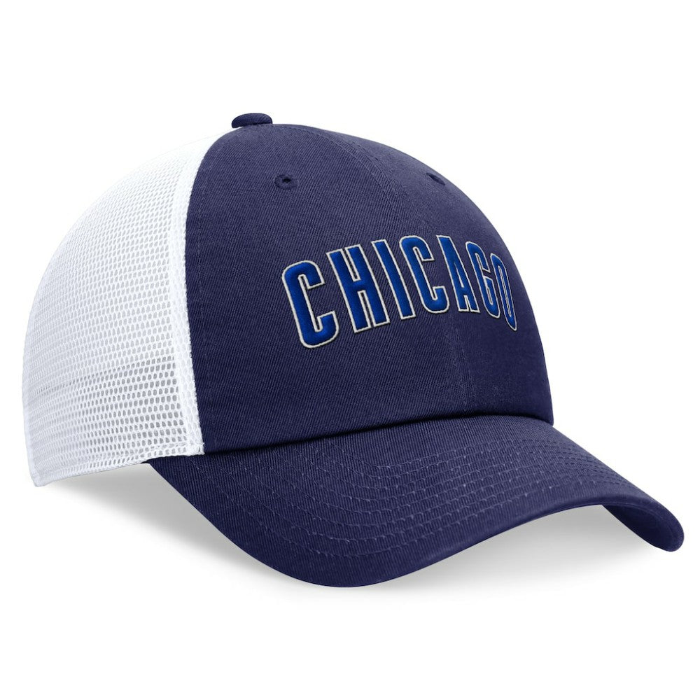 Chicago Cubs Nike Wordmark Adjustable Trucker Hat - MLB Hats